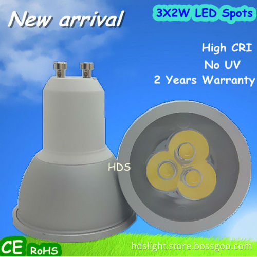 2013 New Products On China Market 6W LED Spots